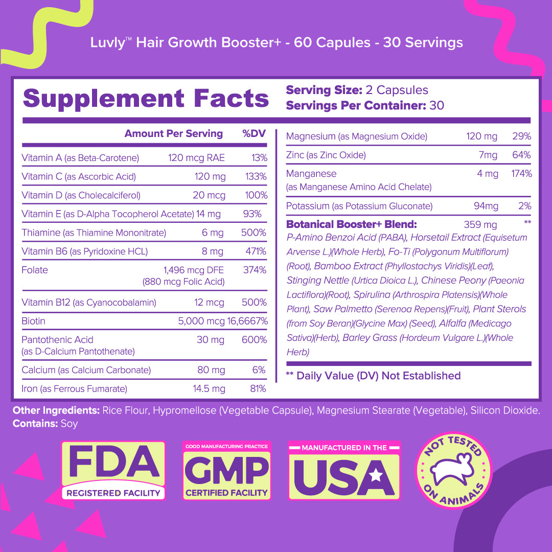 Hair Growth Booster+ Vitamins